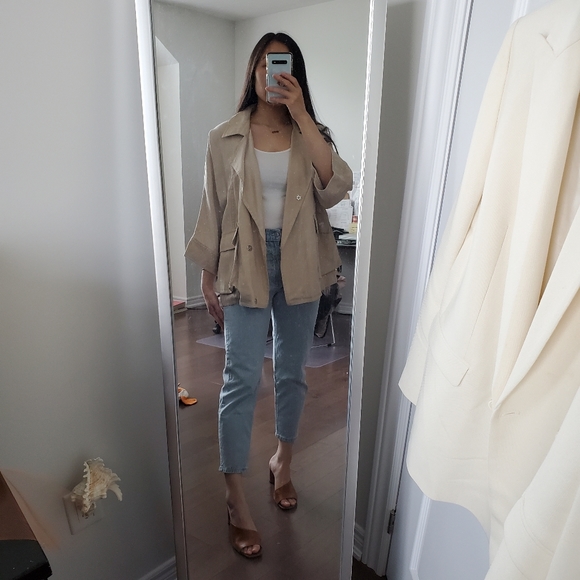 EUC Zara Flowy Trench Coat - Picture 4 of 4